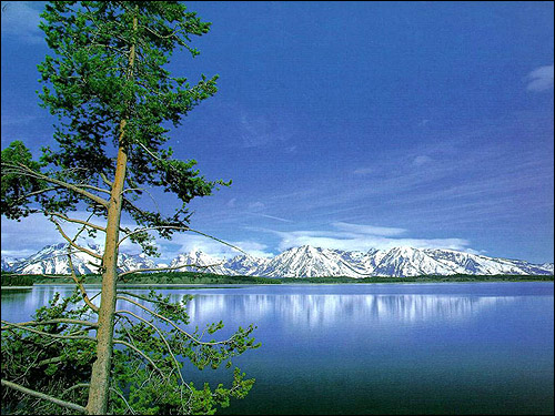 Горное озеро. Фото, фотография